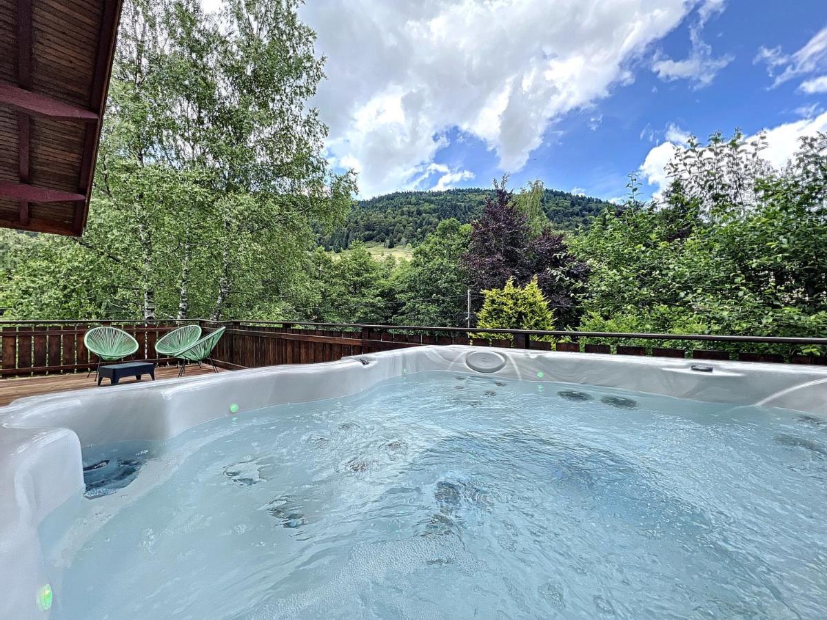 Les Cimes Blanches Cledicihome Chalet 10 Pers Spa & Grand Terrain 4 Minutes Des Pistes La Bresse Zewnętrze zdjęcie